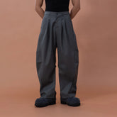 CLP Essential Pleat Curved-Leg Trousers