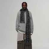 ILNya Nieternite Nifutur Fringed Abstract Jacquard Scarf