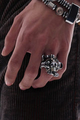ILLUSORY Wrapped Beaded Mech Ring