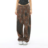 VANN VALRENCE Dirty Fit Studded Straight-Leg Jeans