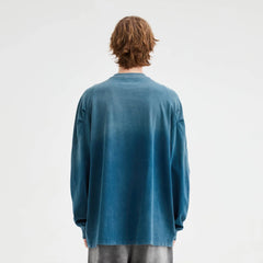 ORGANIC EMOTION Iceberg Gradient Long-Sleeve Tee