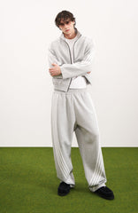 PMW Retro Curved Stripe Track Jacket