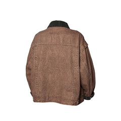 RELABEL Distressed Washed Multi-Pocket Detroit Jacket