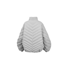 RELABEL V-Segment Ribcage Puffer Jacket White