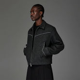CATSSTAC Contrast-Stitched Wool-Blend Jacket