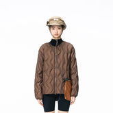 ENSHADOWER Wave Line Texture Light Down Jacket