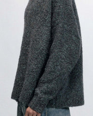 OVDY Modern V-neck Fleece Sweater