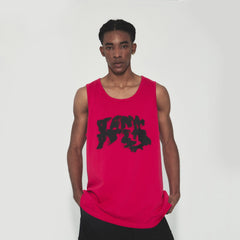 VANN VALRENCE Essential LOGO Graphic Oversized Sleeveless T-Shirt