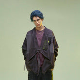 XIPHEVIL Cyberpunk Double-Layer Taoist Robe