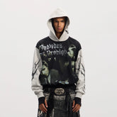 DND4DES Rockstar Full-Print Contrast Hoodie
