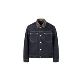 OKAYTHXBYE Floral-Lined Denim Jacket