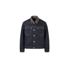 OKAYTHXBYE Floral-Lined Denim Jacket