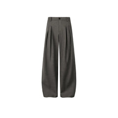 OKAYTHXBYE Essential Pleat Wide-Leg Trousers