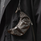 MOITIEDEPETALE Mini Croissant Coin Pouch