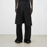 7440 37 1 Side Slit Overlay Skirt