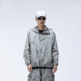 ENSHADOWER Reflective Stripes UV-Protection Crinkled Jacket