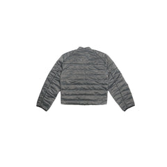 TRECLUB Washed Quilted Moto Down Jacket