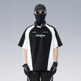 SILENSTORM Contrast Panelled Moisture-Wicking Graphic T-Shirt