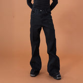 CLP Panel Studded Flared Jeans