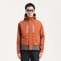 BONELESS Contrast Waterproof Utility Hooded Jacket