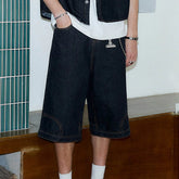 KREATE Inverted Denim Shorts