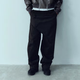 KADAKADA Deconstructed Apron-Wrap Trousers