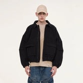 EGOFETCH Washed Utility Oversized Jacket