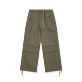 BONELESS Pleated Big Pocket Drawstring Cargo
