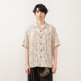MOITIEDEPETALE Tree Ring Cuban Half Shirt