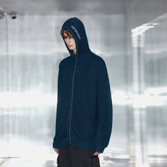 49PERCENT Slim Zipper Cardigan
