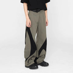 49PERCENT The X Spliced Zipper Pants