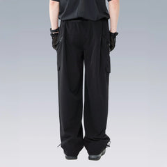SILENSTORM Drawstring-Hem Webbing Belt Utility Pants