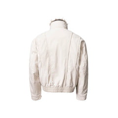 CATSSTAC Detachable Faux Fur Scarf Panel Jacket