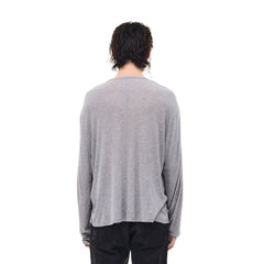 WHISTLEHUNTER Merino-Tencel Henley Graphic Long-Sleeve Tee