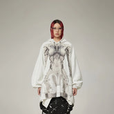 DAMAGE ASIA Ex Machina Graphics Oversized Hoodie