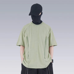 SILENSTORM Washed Paneled Side Pocket T-Shirt