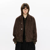 KREATE Faux Layered-Look V-Neck Jacket