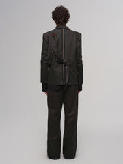 ILNya Nieternite Nifutur Asym Double Waistband Wide-Leg Trousers