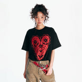 1997 POSTOFFICE The Heart Lace Bloom T-Shirt