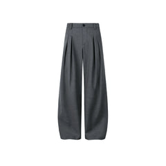 OKAYTHXBYE Essential Pleat Wide-Leg Trousers