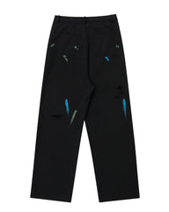 OVDY Classic Paint-Splattered Ripped Pants