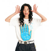 1997 POSTOFFICE Acupuncture Hand Map Graphic T-Shirt
