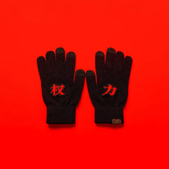OSCILL Embroidered Knit Gloves