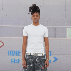 DND4DES Essential Ribbed Slim-Fit T-Shirt