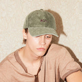 RICHILL Hebrew Embroidered Corduroy Cap