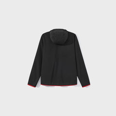 UMAMIISM Striped Hooded Running Jacket