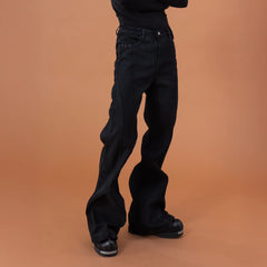 CLP Panel Studded Flared Jeans