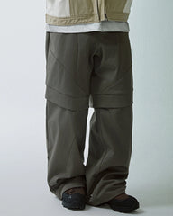 F2CE Modern Deconstructed Double-Knee Rivet Pants