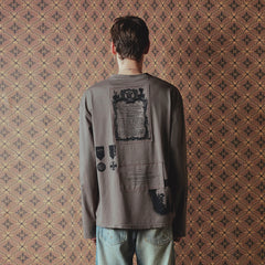 RICHILL Military Graphic Patch Long-Sleeve Tee