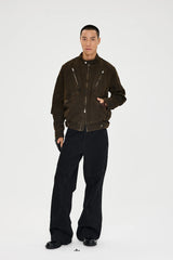 CATSSTAC Washed Paneled Multi-Pocket Utility Jacket